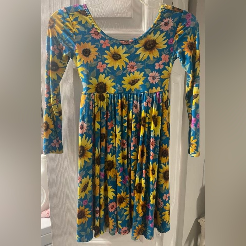 Little Sleepies size 7 - sunflower dress